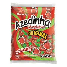 BALA MASTIGAVEL AZEDINHA MORANGO 24X500G