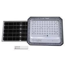 REFLETOR SOLAR LED 2800lm 90 6500K CINZA DC 3.2V C/ PAINEL SOLAR E CONTROLE REMOTO UNICO