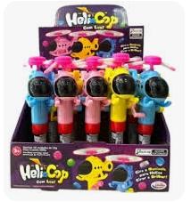 CONFEITO HELICOP C/ LUZ DISPLAY C/10 UN