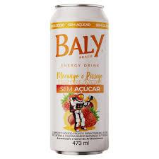 Baly Brasil Morango e Pessego Sem Acucar 473ml Lata