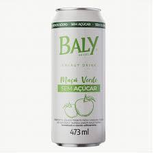 Baly Brasil Maca Verde Sem Acucar 473ml Lata