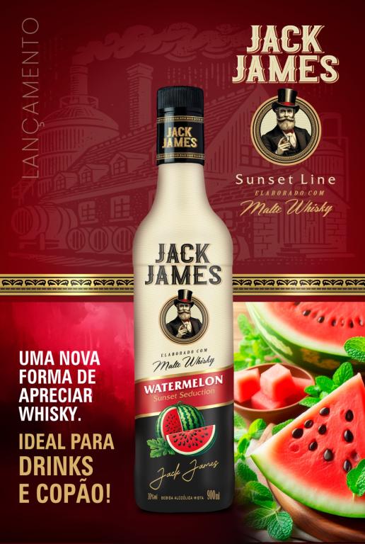 WHISKY JACK JAMES 900ML MELANCIA