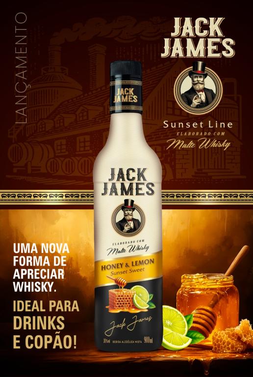 WHISKY JACK JAMES 900ML HONEY E LEMON