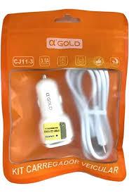 CARREGADOR A,GOLD 3,1A CJ11-3 TIPOC