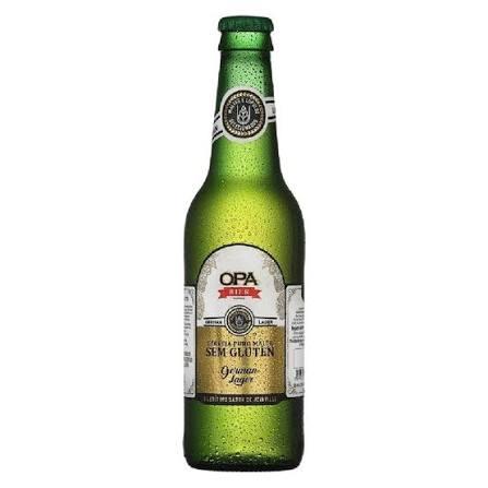 CERVEJA PURO MALTE GERMAN LAGER OPA BIER355 ML- DZ - SEM GLUTEN