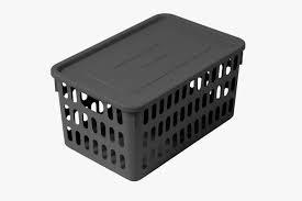 ORGANIZADOR BOX GRANDE COM TAMPA 10,8L - 12un sortido