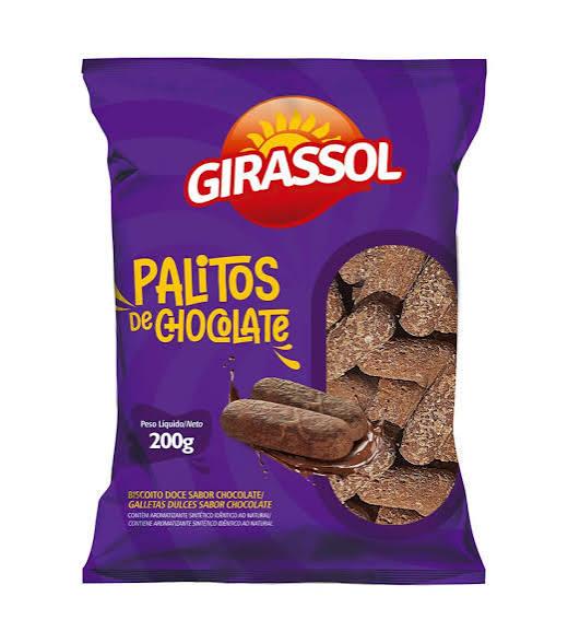 BISCOITO PALITO DE CHOCOLATE 20X200
