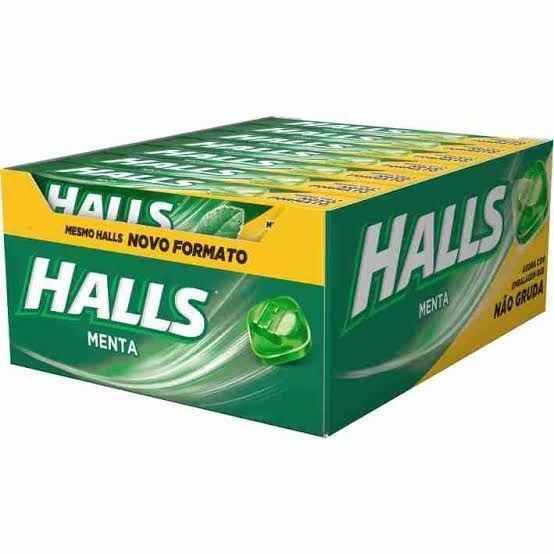 HALLS C/21 MENTOL DS