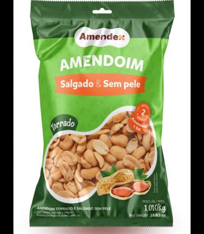 AMENDOIM TORRADO SEM PELE - 30X50G