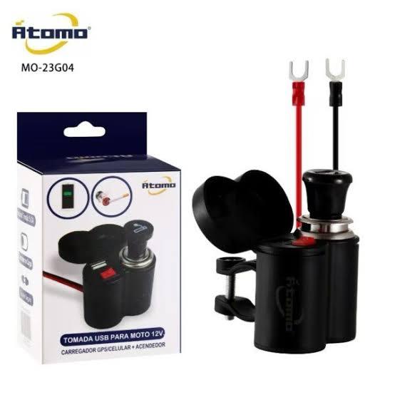 CARREGADOR PARA  MOTOS ATOMO MO-23G04