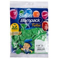 BALAO LISO N7 BOMPACK VERDE ESCURO C/30