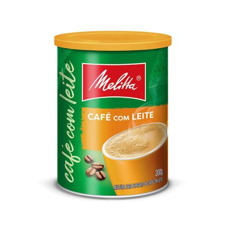 CAFE MELITTA COM LEITE LT          200GR