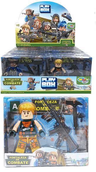 BONECO DE MONTAR PLAY BOX HEROIS E VILOES SRT MODELO 2 PCS