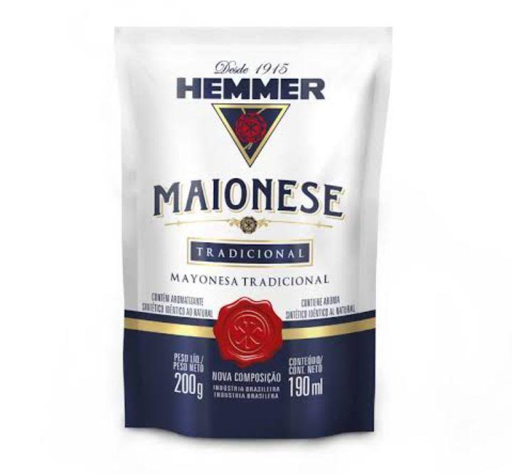 MAIONESE HEMMER 200 GR TRADICIONAL SACHE