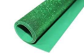 EVA GLITER 40X60 VERDE BANDEIRA VMP PCT 5