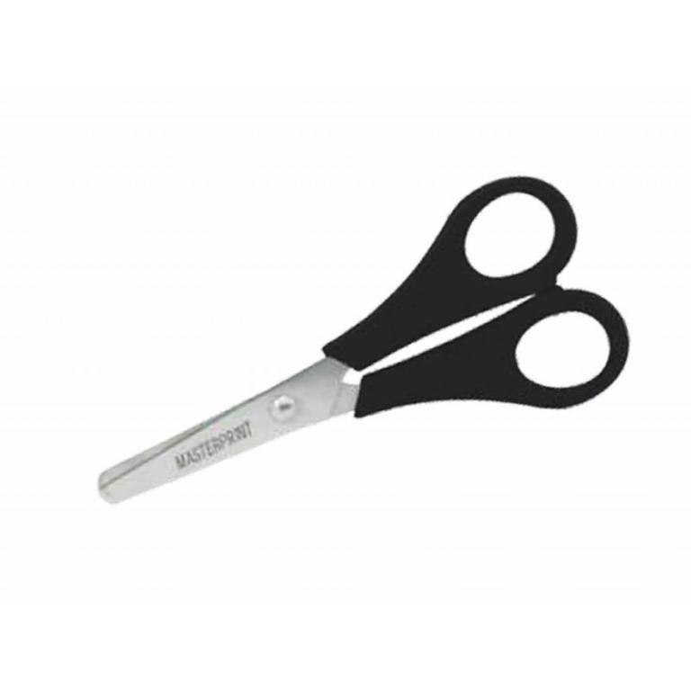 TESOURA ESCOLAR 13CM CABO PRETO MP 502 PTC 24 UNI