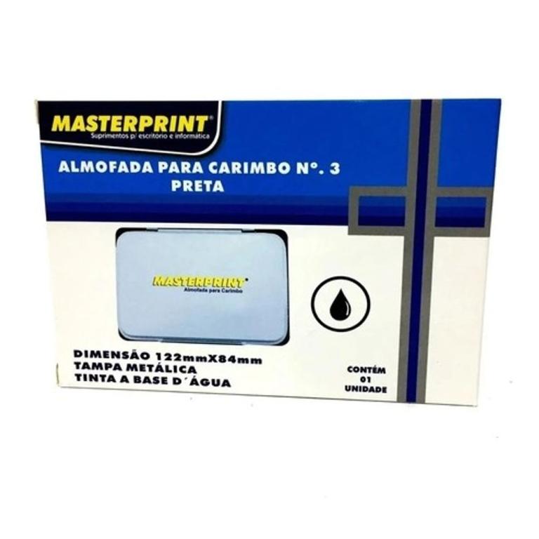 ALMOFADA CARIMBO PRETA MP773 UNI