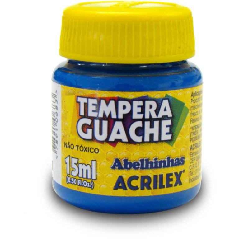 TINTA GUACHE AZUL TURQUESA 15ML CX12