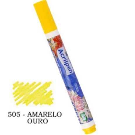 CANETA ACRILPEN AMARELO PTC 10