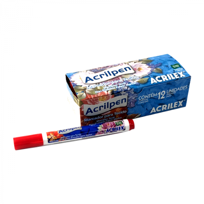 CANETA ACRILPEN VERMELHO FOGO PTC 10