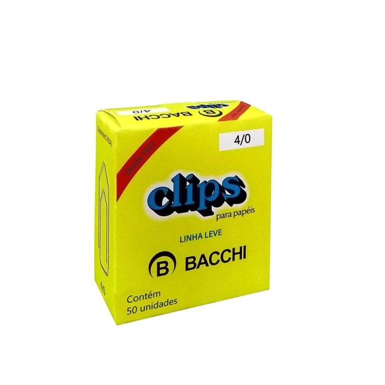 CLIPS GALVONIZADO CX AMARELA 4/0 00 UNI