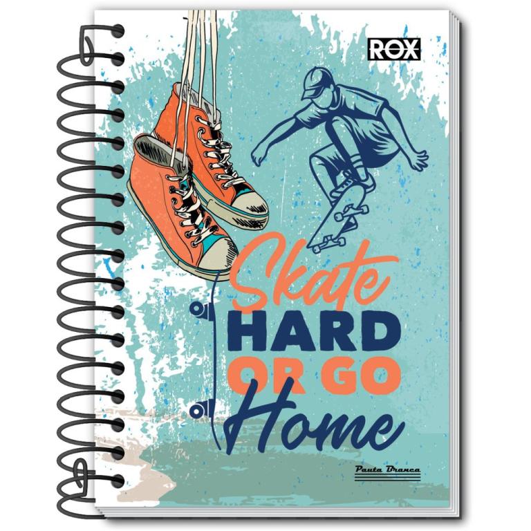 CADERNETA CD 1/8 80FLS ROX PTC 5