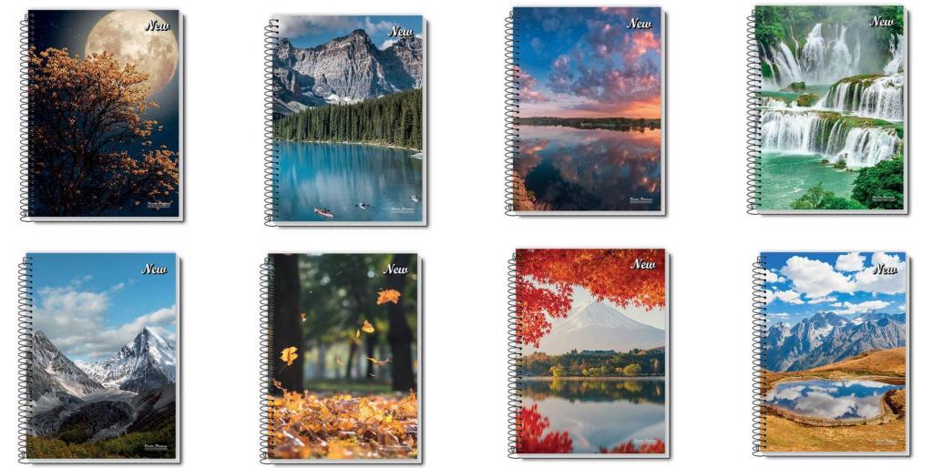 CADERNO FLEX 1/4 96FLS NEW PCT 10