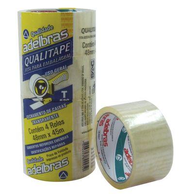 FITA EMPACOTAMENTO TRANSPARENTE 48X40MT PTC 4 UNI