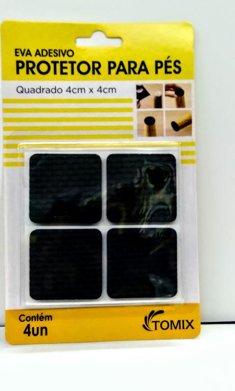PROTETOR ADESIVO QUADRADO  4CMX4CM UNI