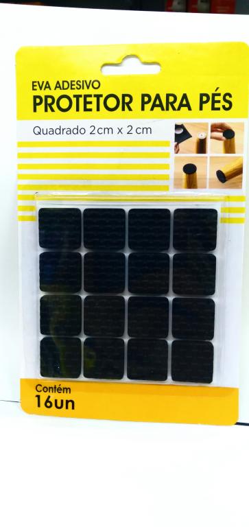 PROTETOR ADESIVO QUADRADO 2CMX2CM UNI