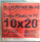 SACO SACOLE 10x20 PTC 10 UNI