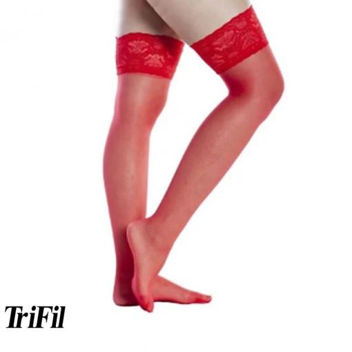 MEIA 7/8 VERMELHA FIO 10 PCT 6