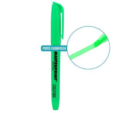 CANETA MARCA TEXTO VEDE FLORECENTE MP 612 CX 12 UNI