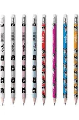 LAPIS HB COM BORRACHA LOVE CATS E DOGS PCT 72UNI