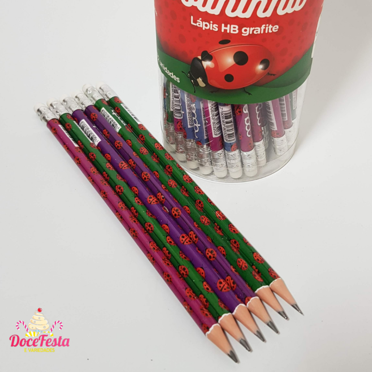 LAPIS HB COM BORRACHA JOANINHA PCT 72UNI