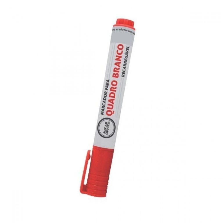 CANETA MARCADOR VERMELHO QUADRO BRANCO CX 12 UNI