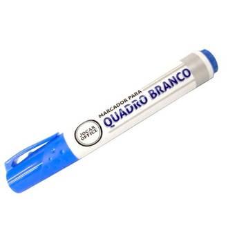 CANETA MARCADOR AZUL QUADRO BRANCO CX 12 UNI