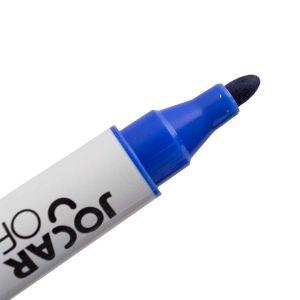 CANETA MARCADOR AZUL QUADRO BRANCO CX 12 UNI