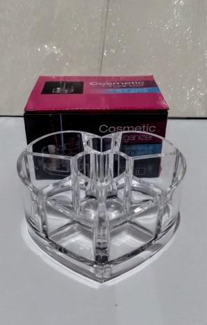 PORTA MAQUIAGEM ACRILICO 8 COMPARTIMENTOS UNI