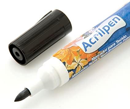CANETA ACRILPEN PRETA PTC 10