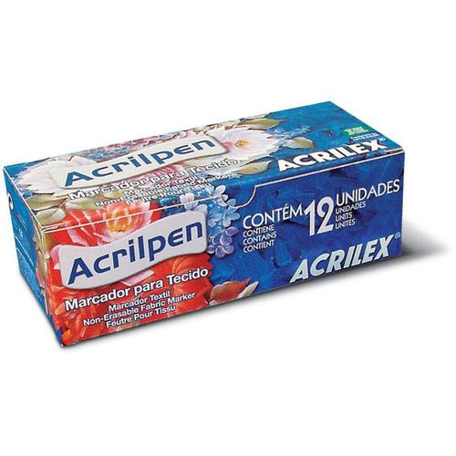 CANETA ACRILPEN PRETA PTC 10