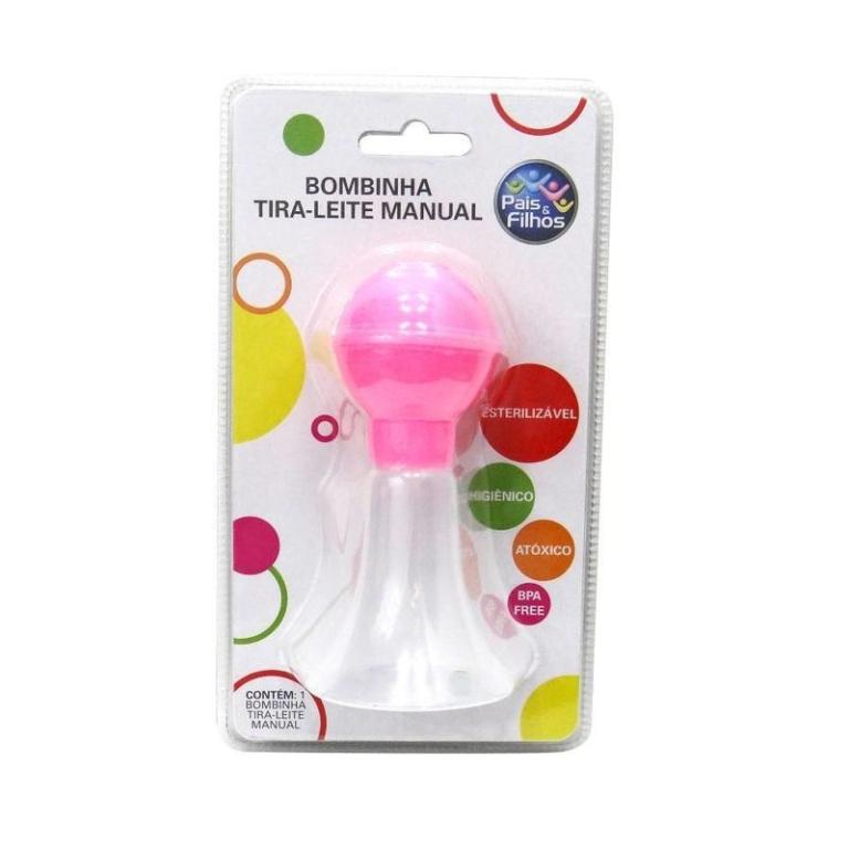 BOMBINHA TIRA LEITE MANUAL ROSA UNI