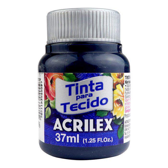 TINTA DE TECIDO AZUL MARINHO  544 37ML PTC 12