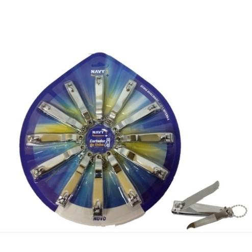 CORTADOR DE UNHA PEQUENO CARTELA COM 12UNI