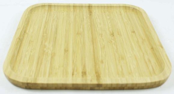 BANDEJA DE MADEIRA QUADRADA 25X25CM REF 2985 UNI