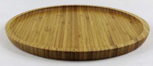 BANDEJA DE MADEIRA REDONDA 25CM REF 1326 UNI