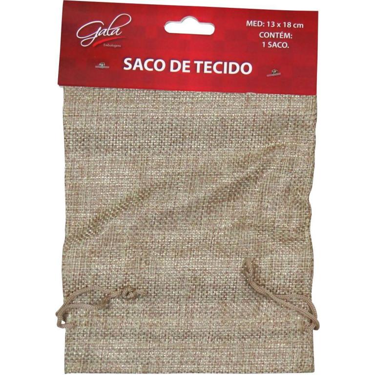 SACO DE TECIDO 14x20 PACOTE COM 10 UNI
