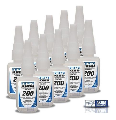 COLA GEL 200 20Gr CX 10 UNI