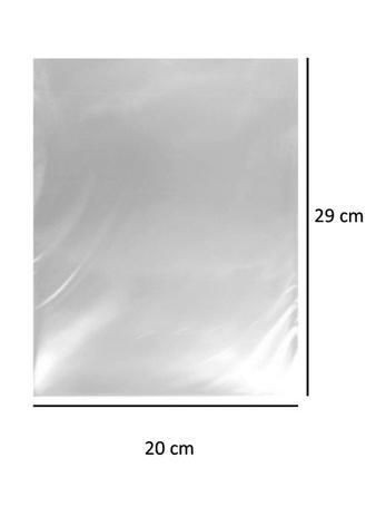 SACO TRANPARENTE 20X29CM EMBALAGEM 5 COM 50UNI