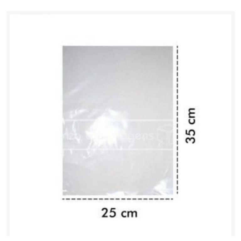 SACO TRANPARENTE 25x35CM PTC 50 UNI